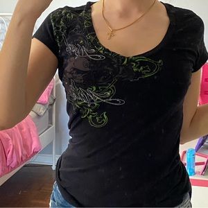 2000’s black t shirt